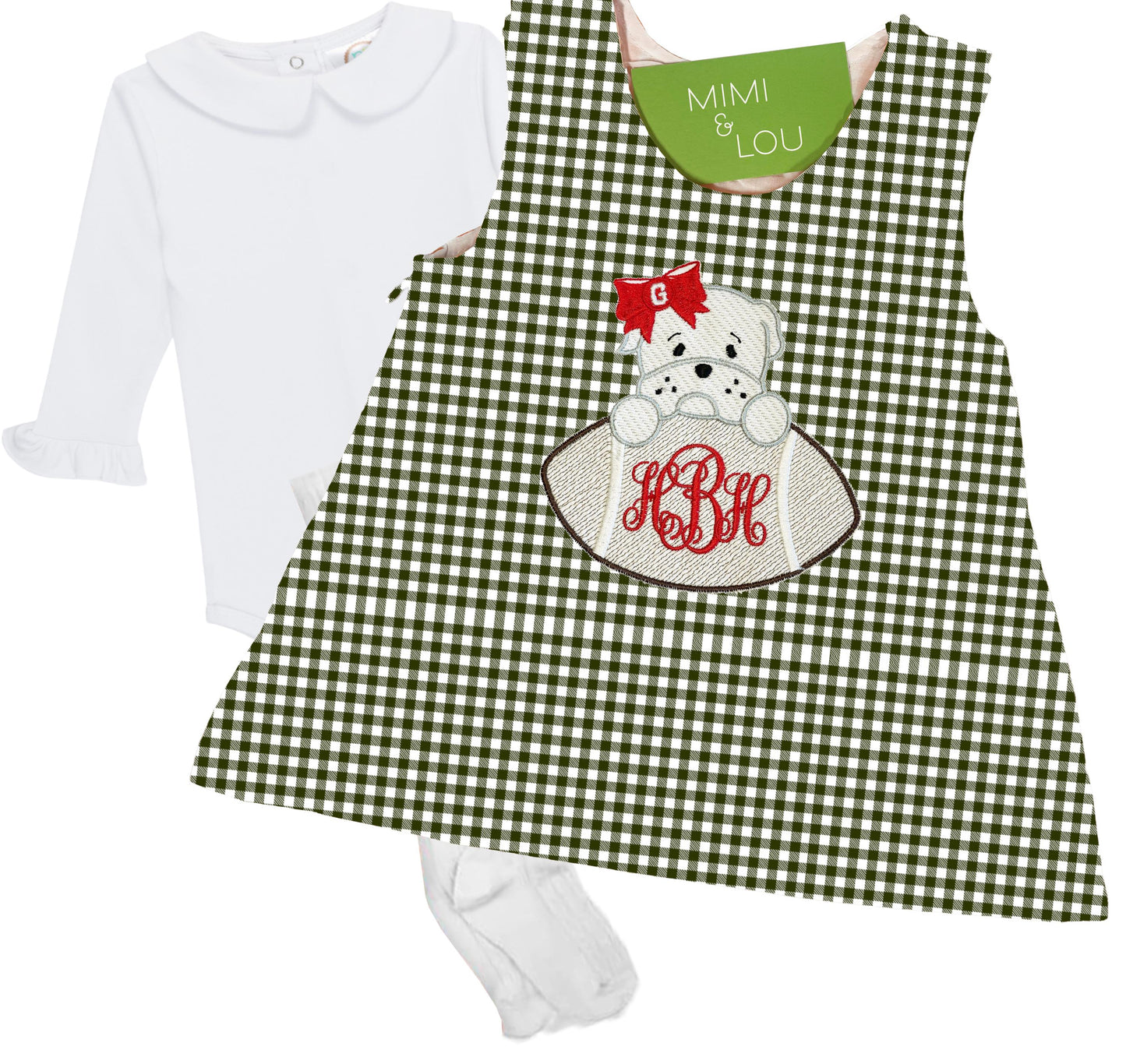 Baby Bulldog gingham dress