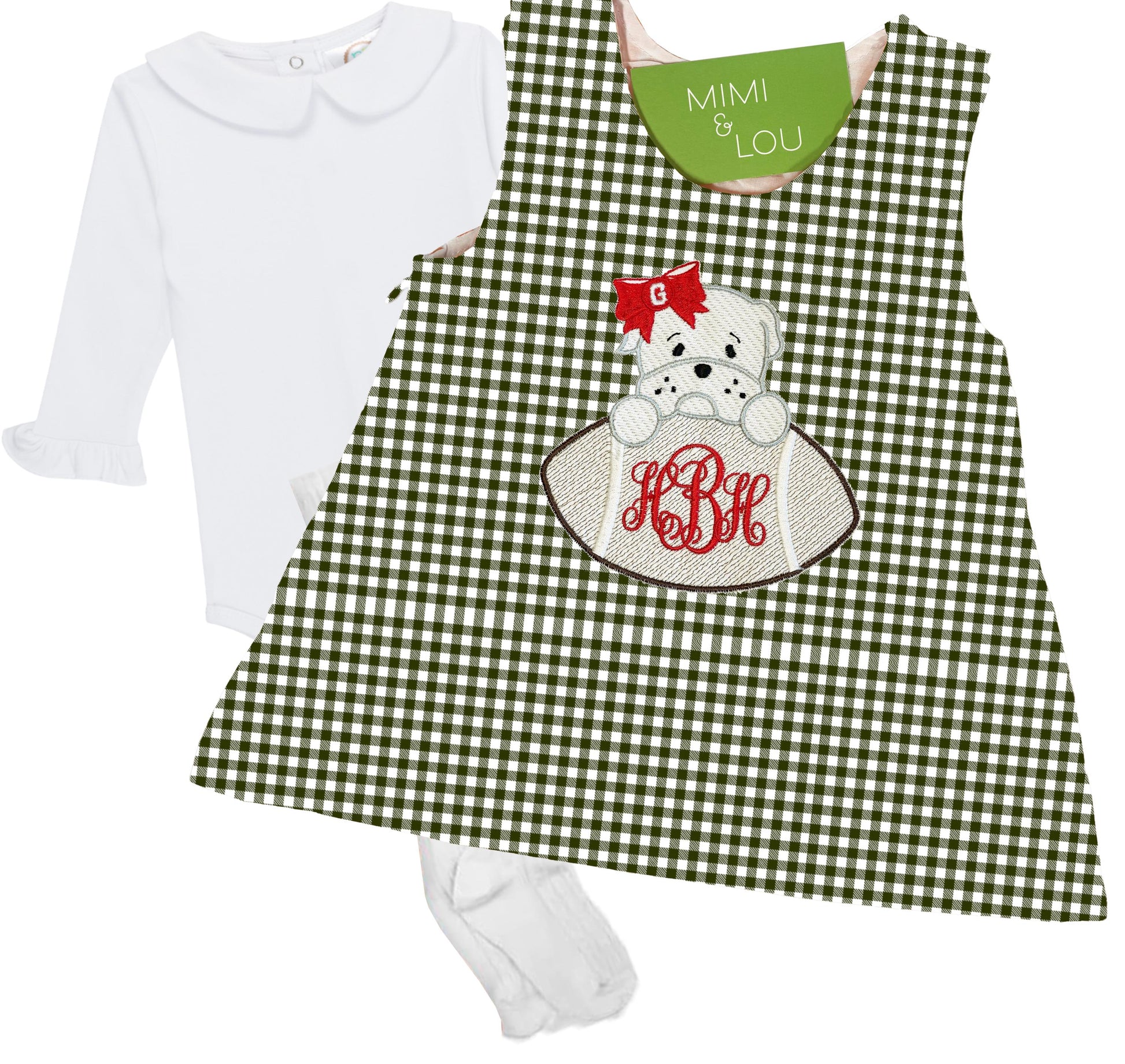 Baby Bulldog gingham dress