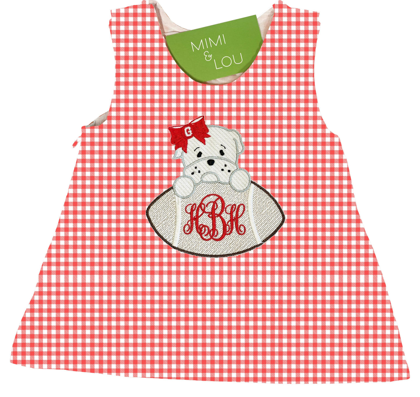 Baby Bulldog gingham dress