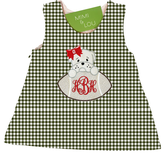 Baby Bulldog gingham dress