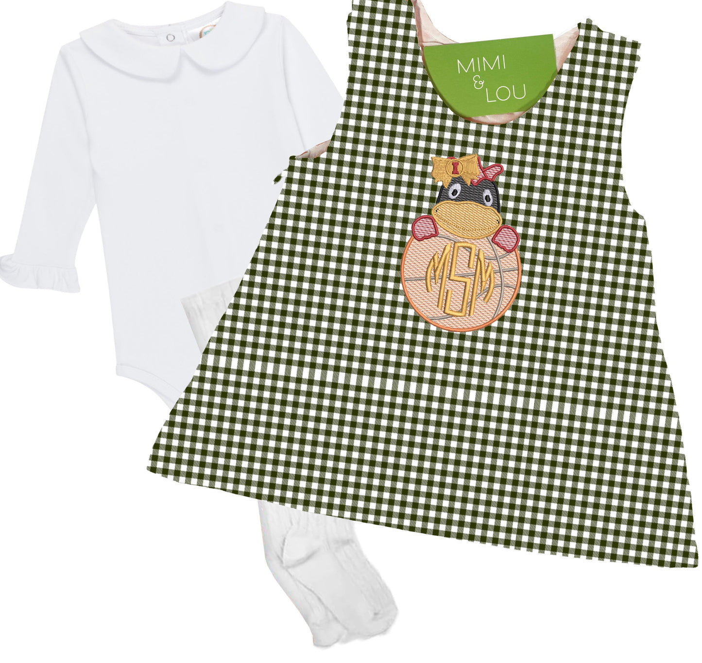 Iowa State University gingham dress