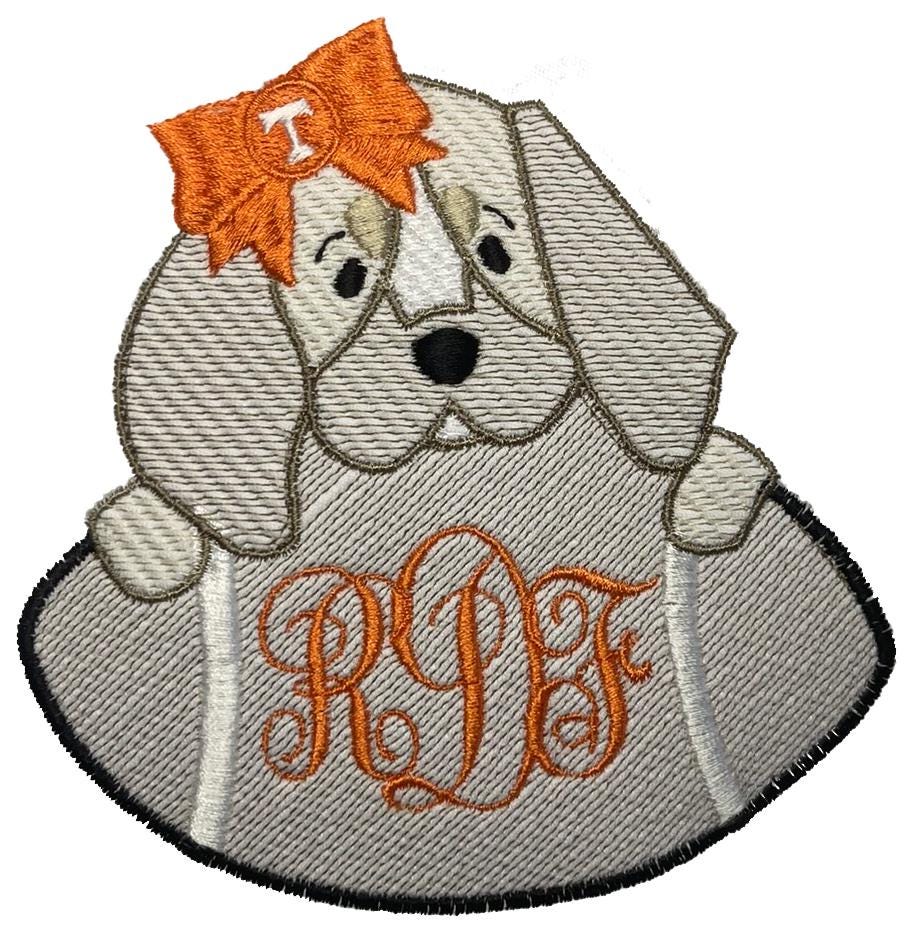 Baby Bluetick Football gingham dress