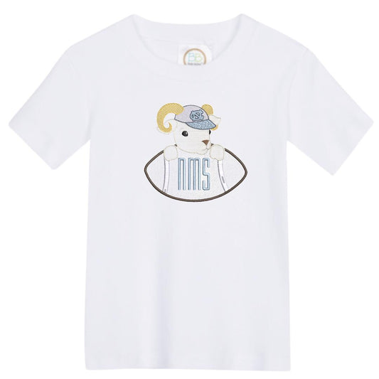 Baby Ram Football boys' outfit light blue shorts