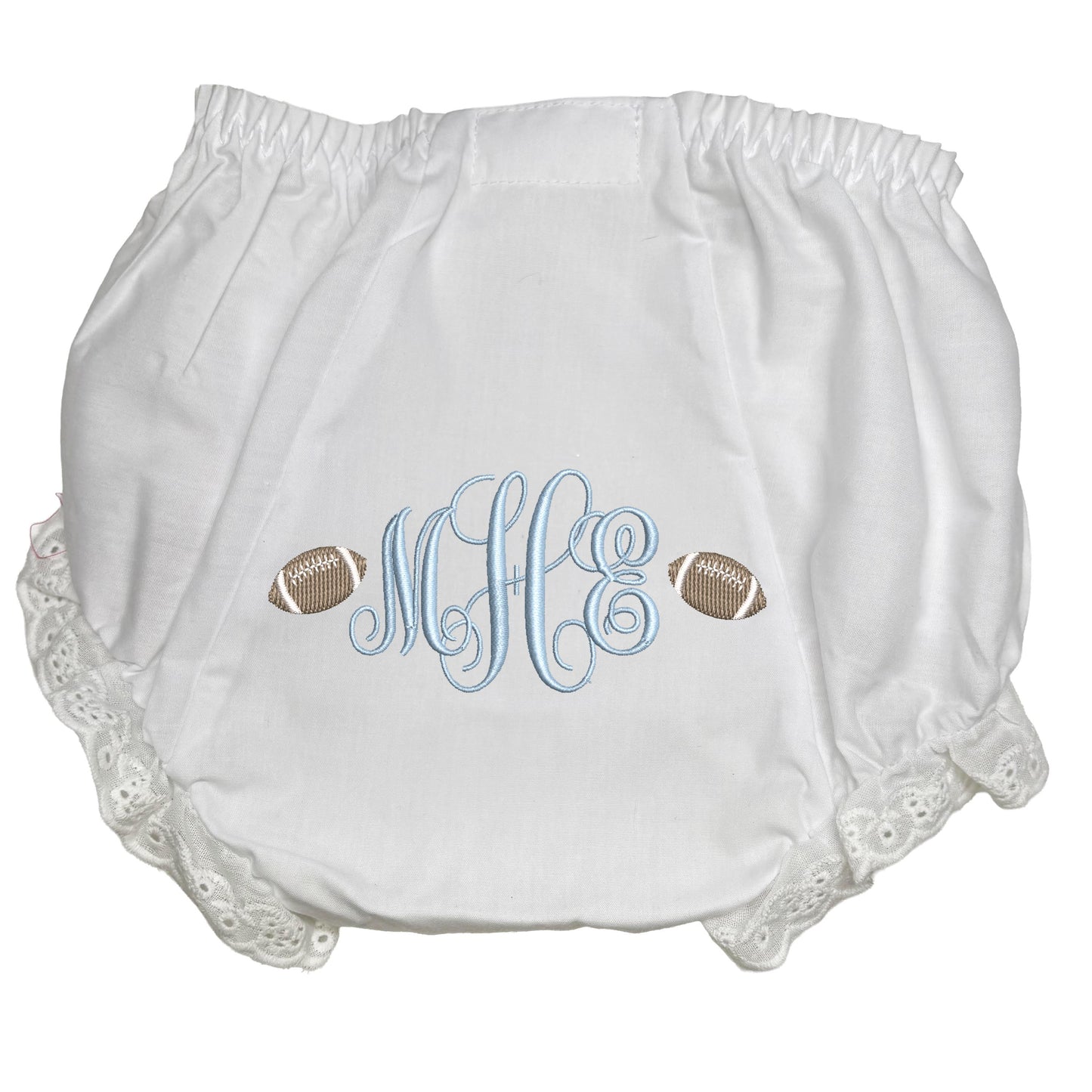 Baby Ram Football gingham dress