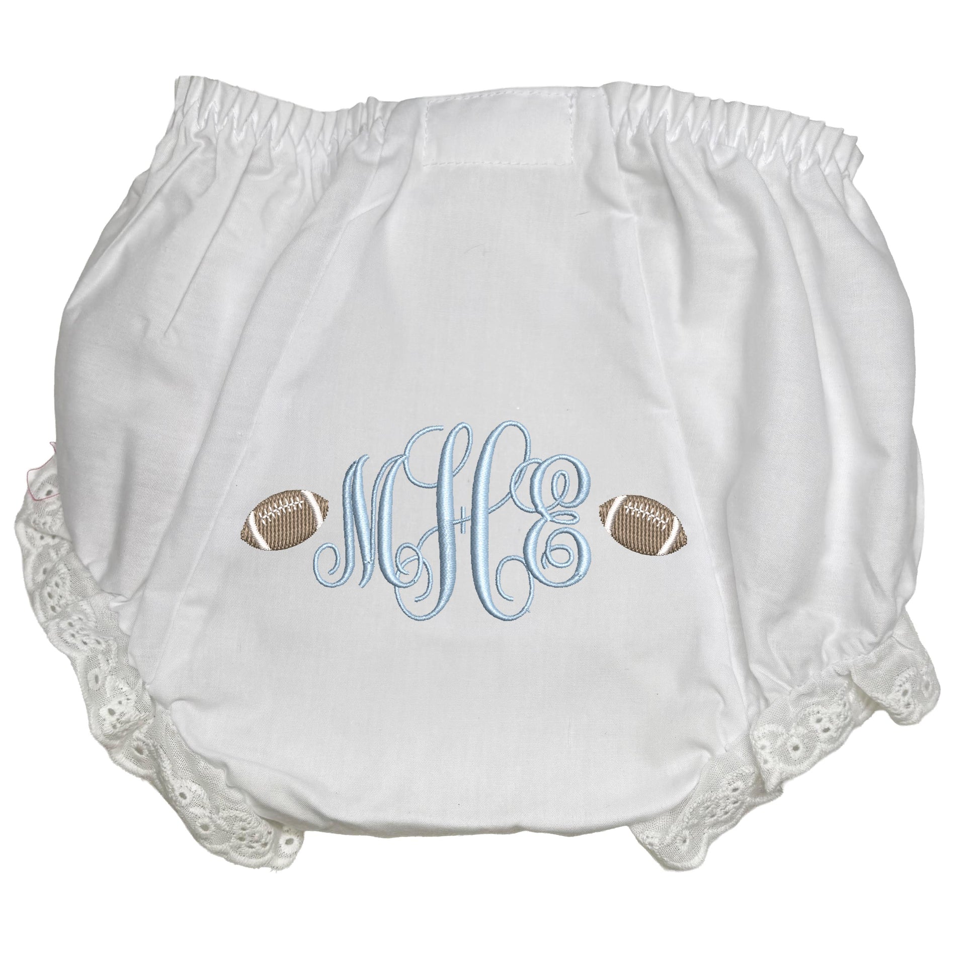 Baby Ram Football gingham dress