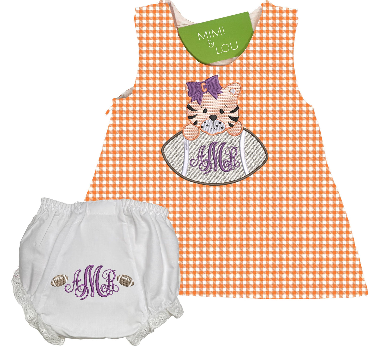 Baby Tiger - girls gingham dress