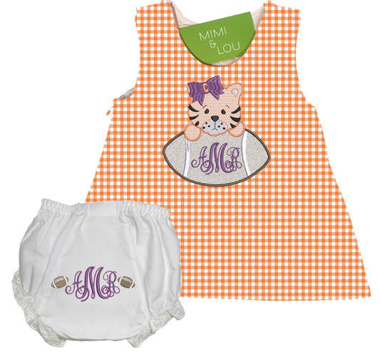 Baby Tiger - girls gingham dress