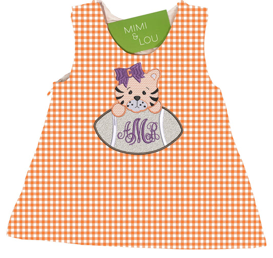 Baby Tiger - girls gingham dress