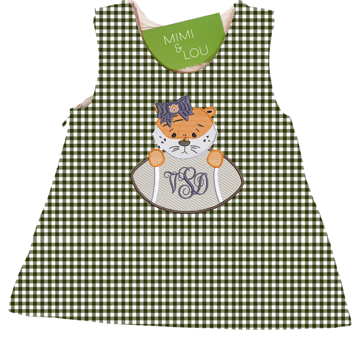 Tiger Cub girls gingham dress