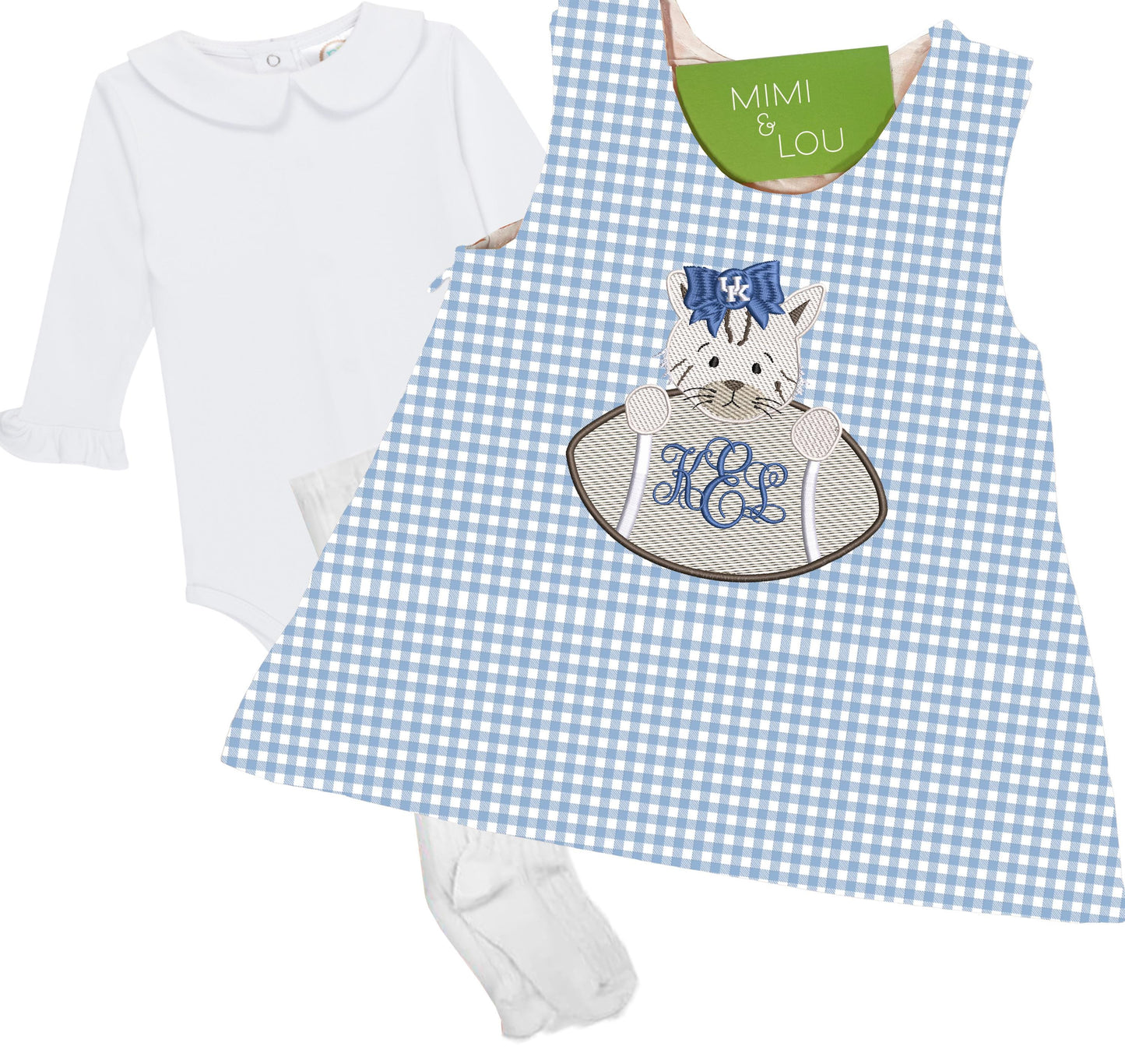 University of Kentucky gingham dress