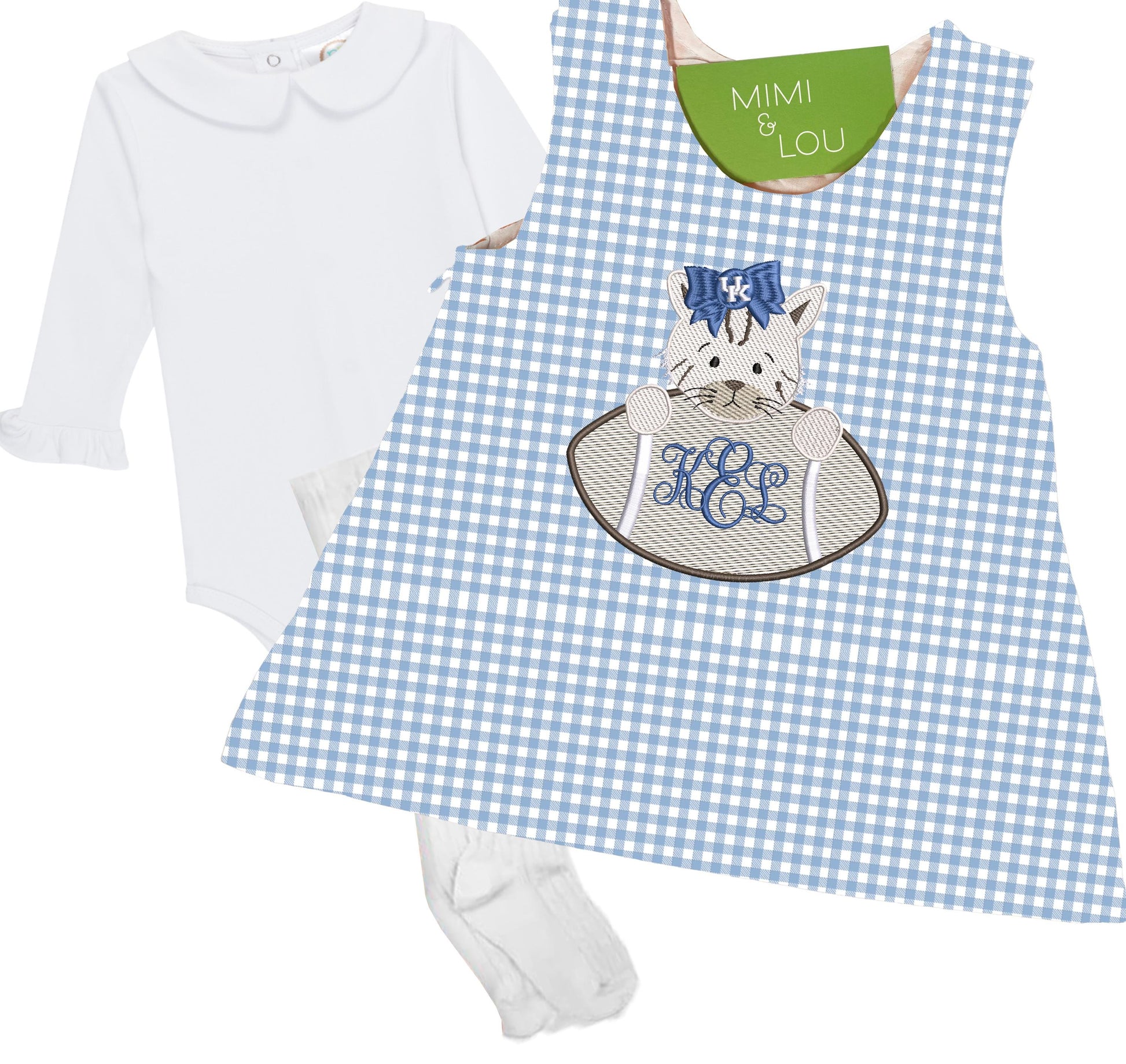 University of Kentucky gingham dress