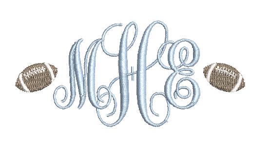 Baby Ram Football gingham dress