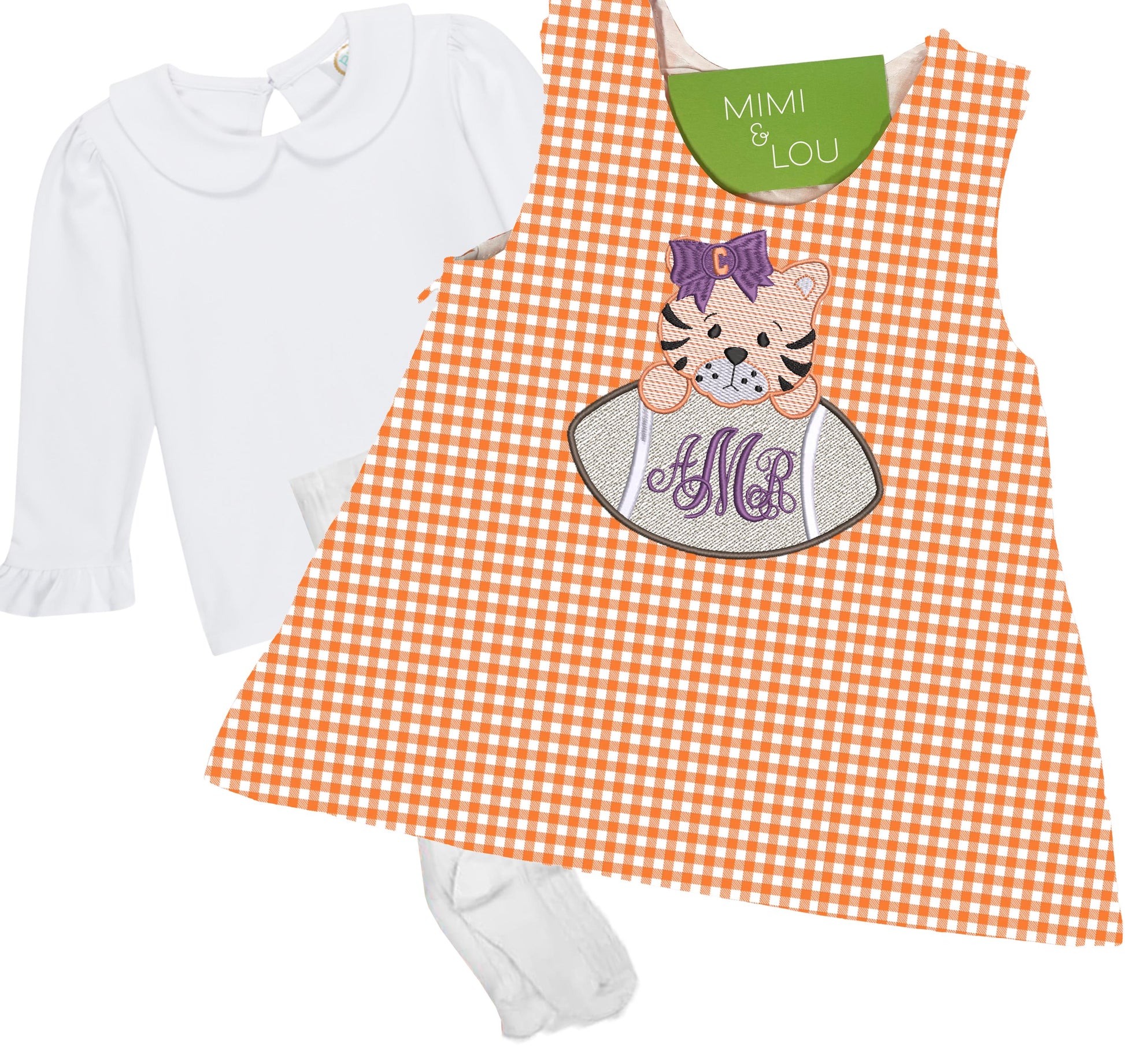 Baby Tiger - girls gingham dress