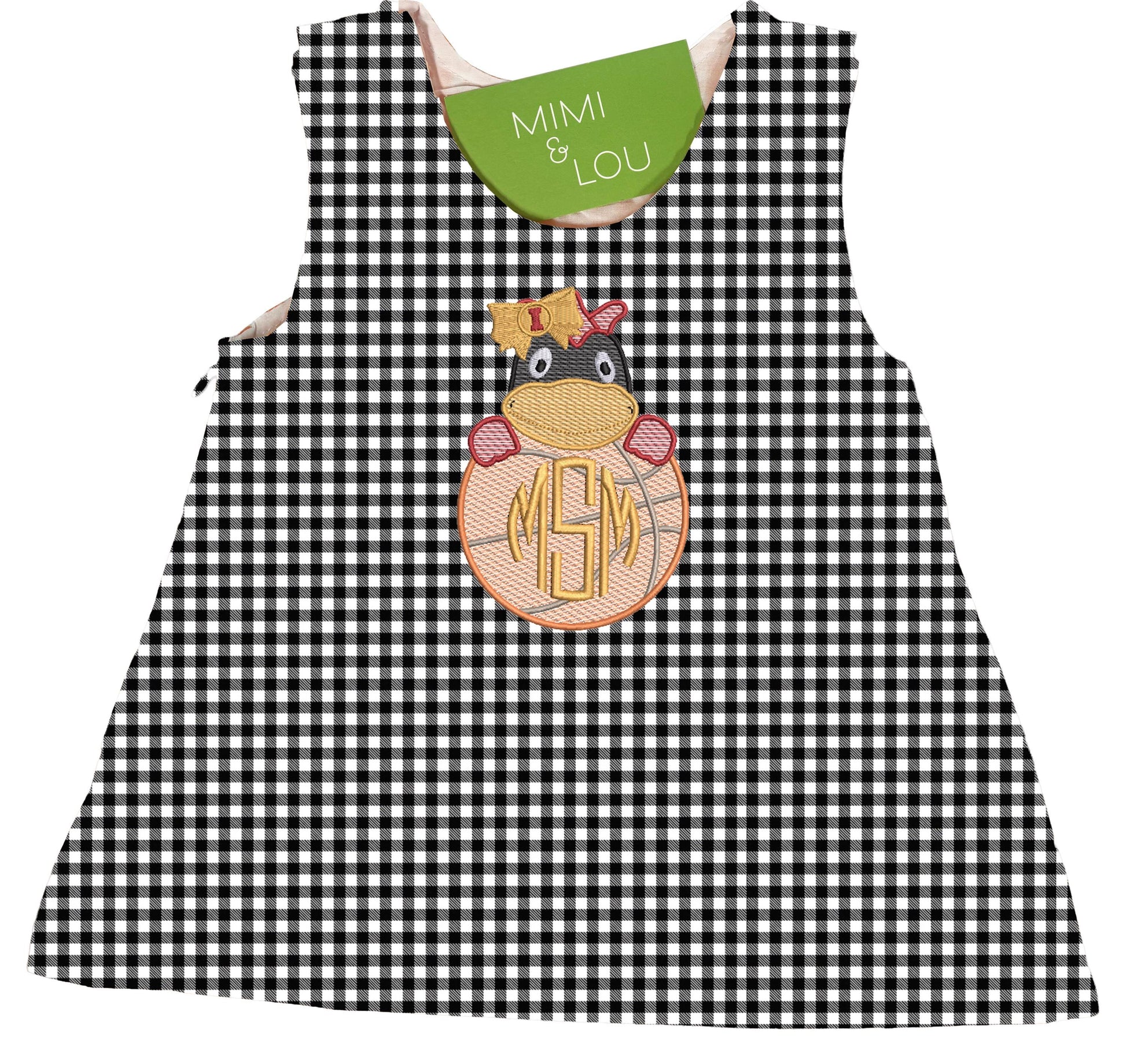 Iowa State University gingham dress