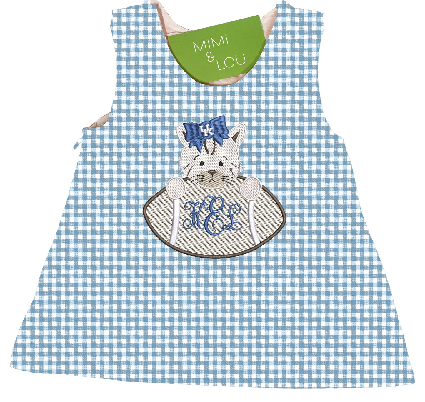 University of Kentucky gingham dress