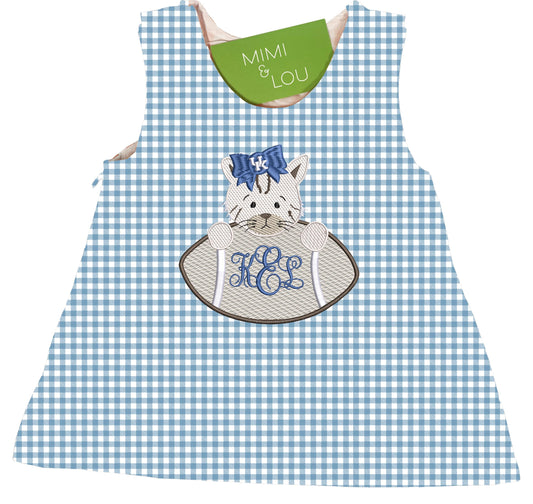 University of Kentucky gingham dress