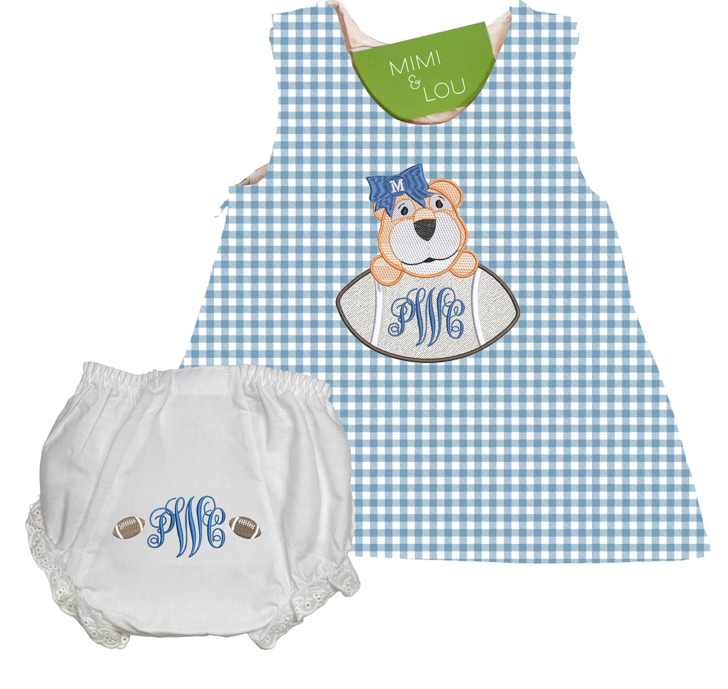 Baby Tiger gingham dress Memphis