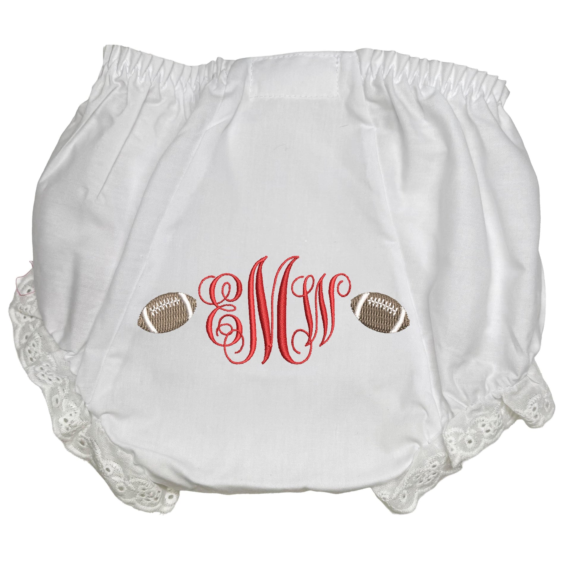 Baby Buckeye Football gingham dress