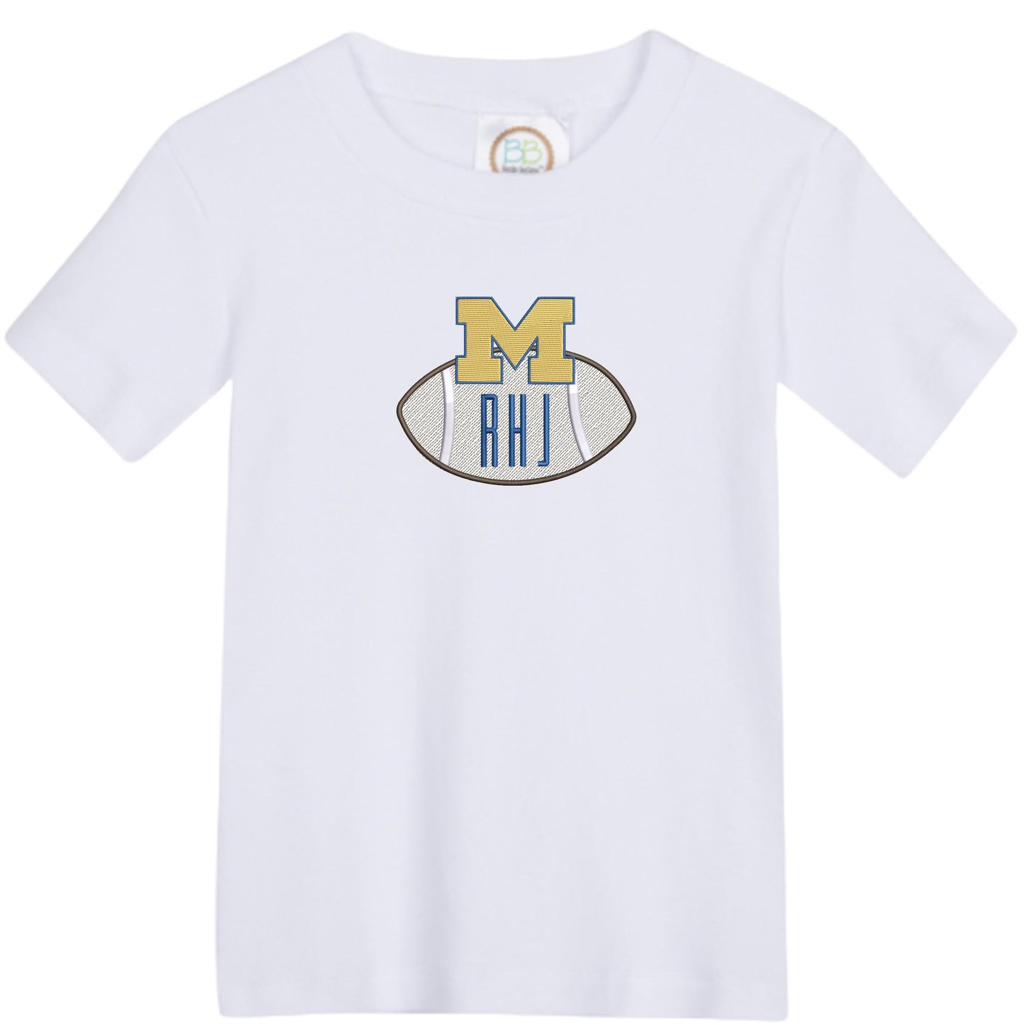 Football Baby boys shirt and gingham shorts