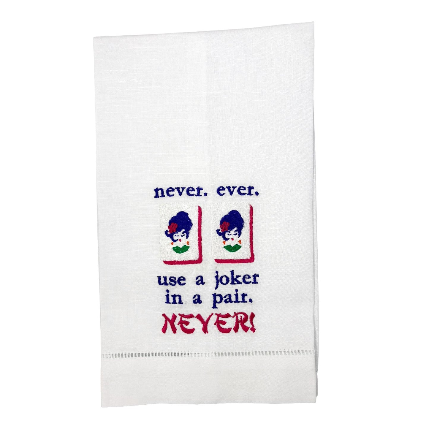 Mahjong Linen Guest towel