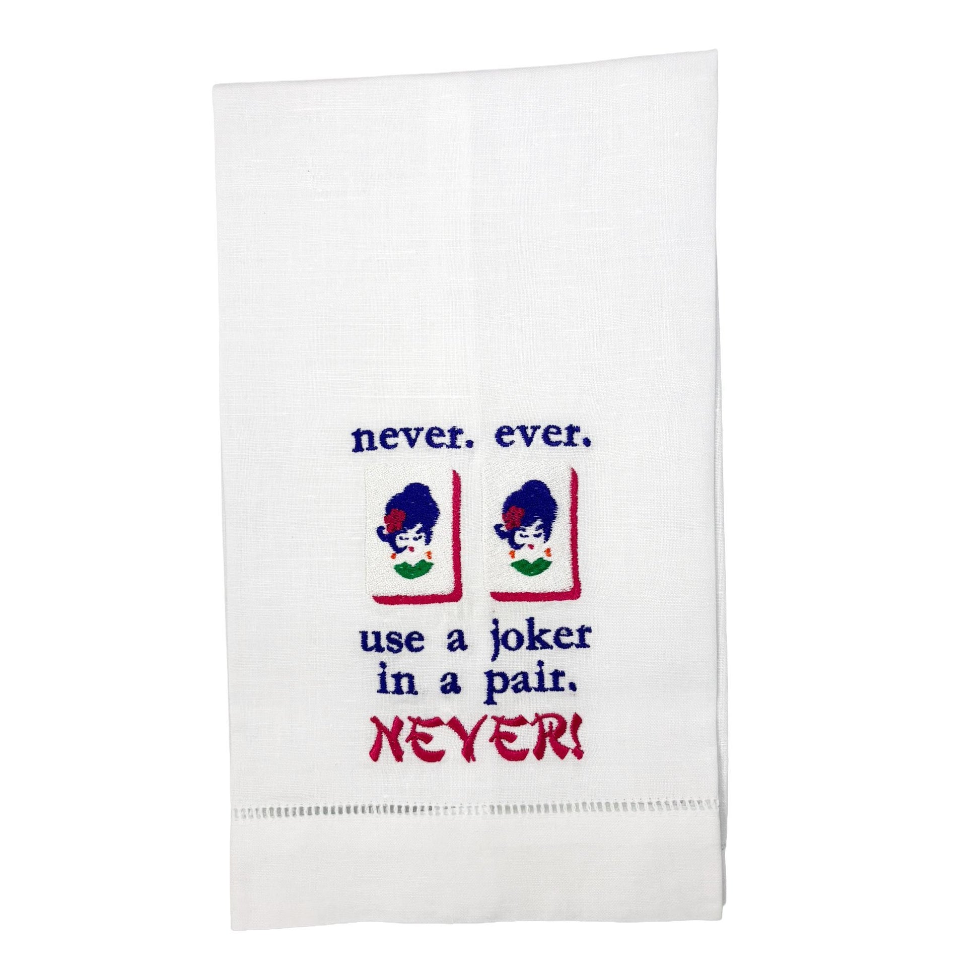 Mahjong Linen Guest towel