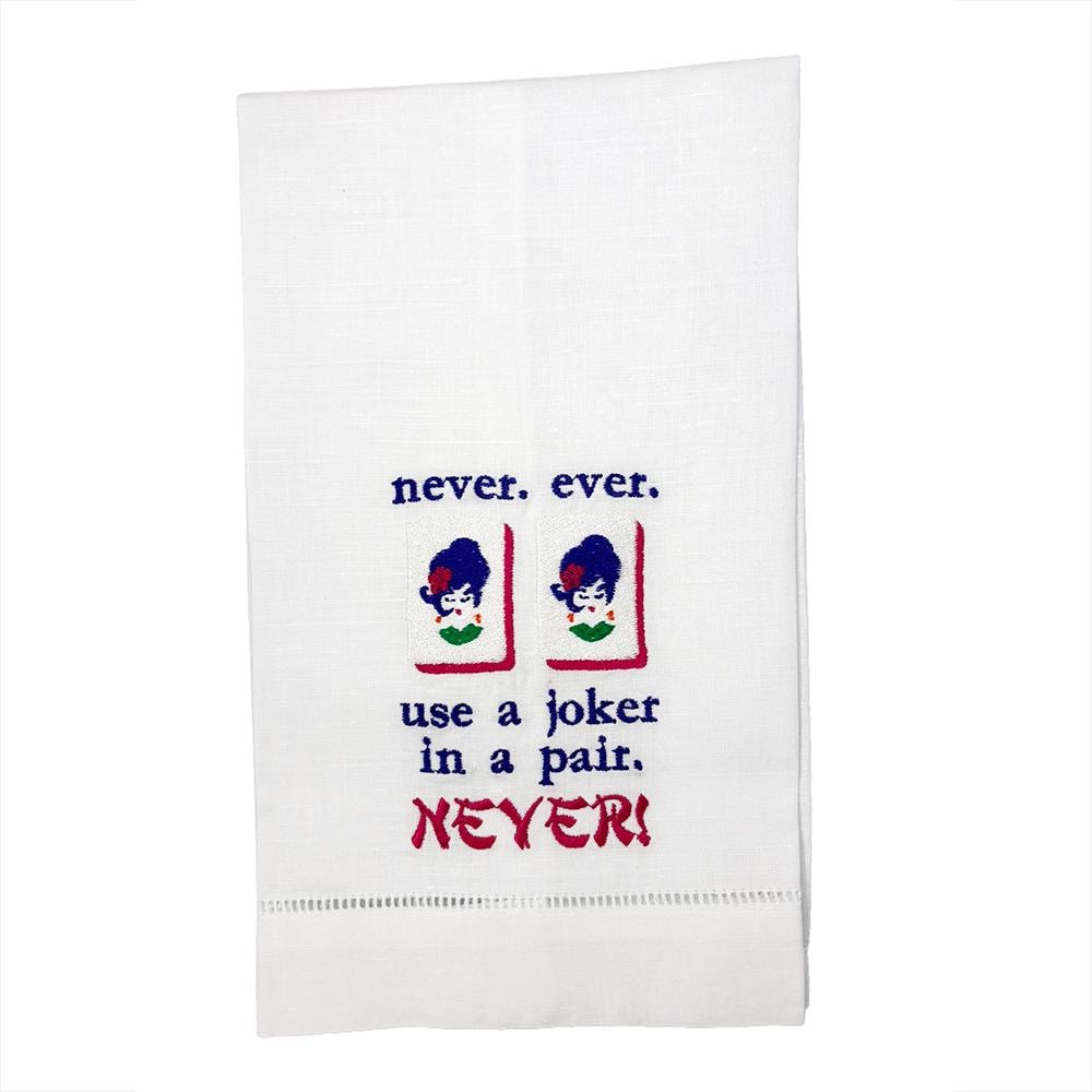 Mahjong Linen Guest towel
