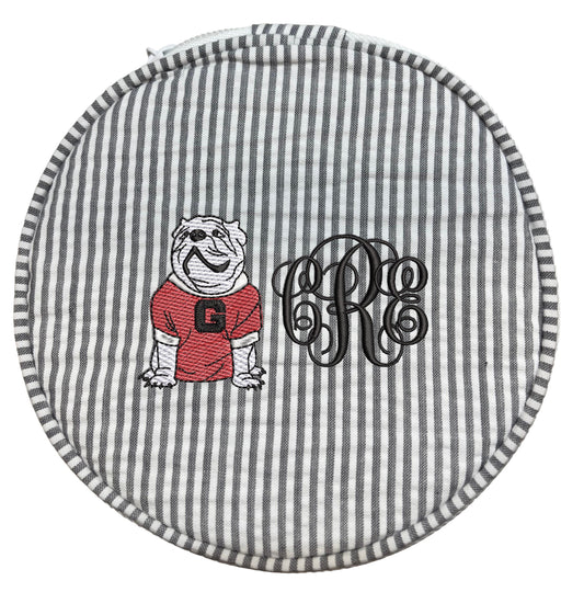 Bulldog Button Bag