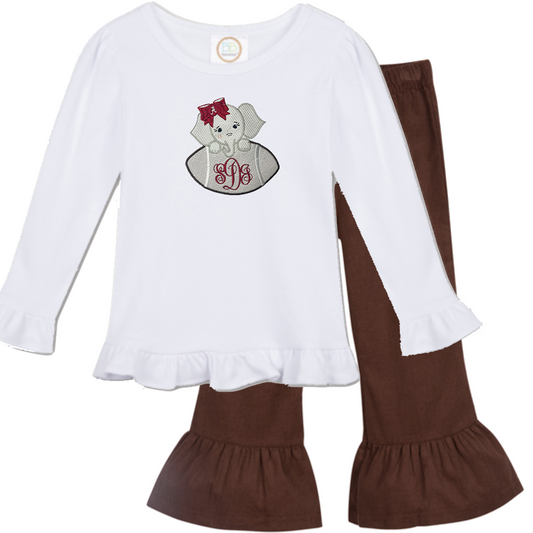 Alabama long sleeve outfit - girls